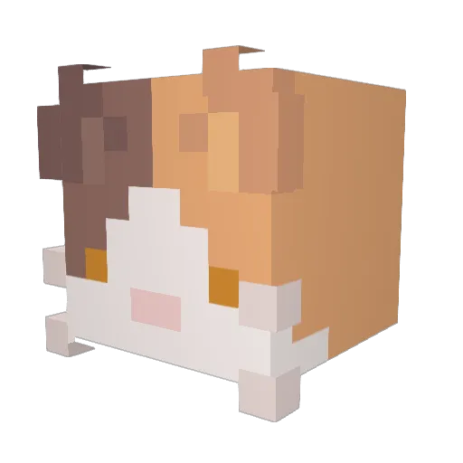 Vierries Minecraft avatar head, 3D render