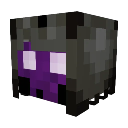 Vierul Minecraft avatar head, 3D render