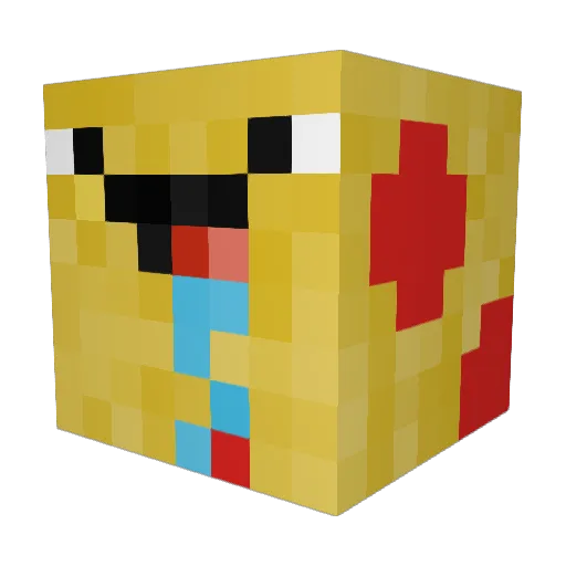 VietLingLing Minecraft avatar head, 3D render