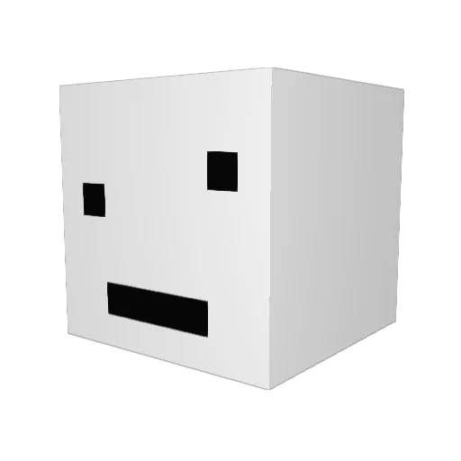 ViewierJulian Minecraft avatar head, 3D render