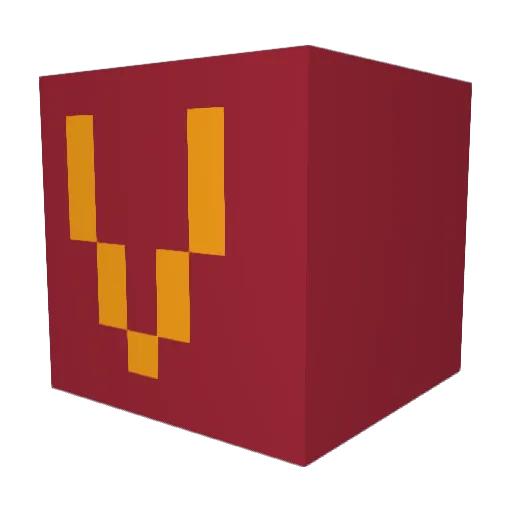 VigVigg Minecraft avatar head, 3D render