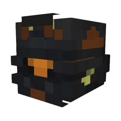 Vigarino Minecraft avatar head, 3D render