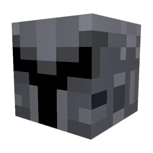 Vigaro Minecraft avatar head, 3D render