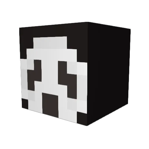 Vigglox Minecraft avatar head, 3D render