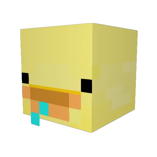 Viggo735 Minecraft avatar head, 3D render
