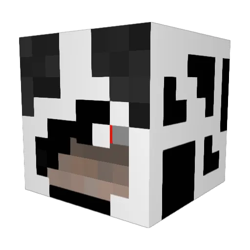 Vighnar Minecraft avatar head, 3D render