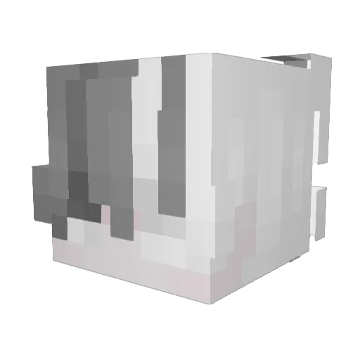 VigilantisX Minecraft avatar head, 3D render