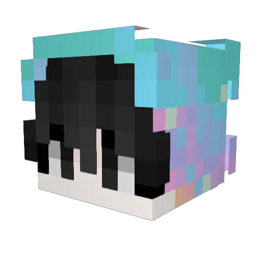 Vigj Minecraft avatar head, 3D render
