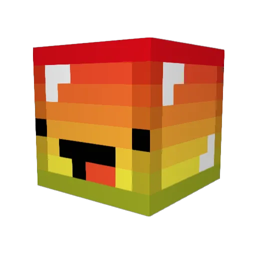 ViiRusS_KniiFesS Minecraft avatar head, 3D render