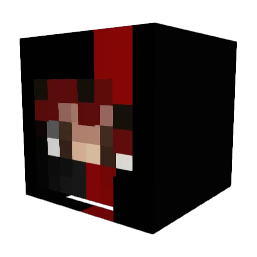 ViiictorXD Minecraft avatar head, 3D render