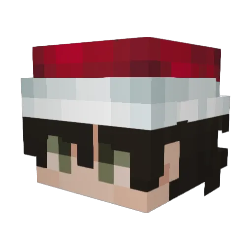 Viimsi Minecraft avatar head, 3D render