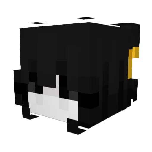 Vika887 Minecraft avatar head, 3D render