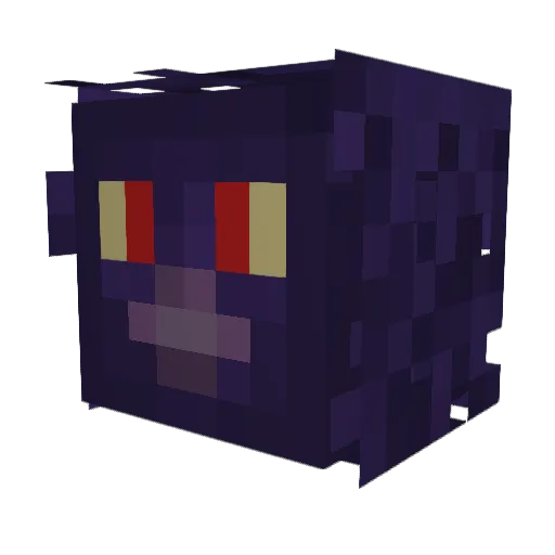 Vikasu Minecraft avatar head, 3D render