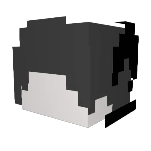 VikiGap Minecraft avatar head, 3D render