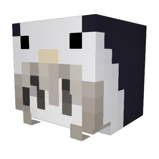 Viki_25 Minecraft avatar head, 3D render