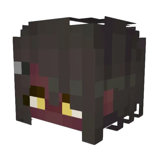 Vikilan Minecraft avatar head, 3D render