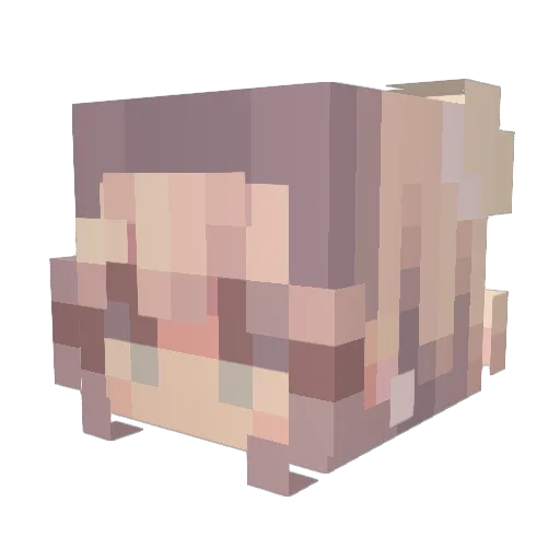 VikingGod251 Minecraft avatar head, 3D render