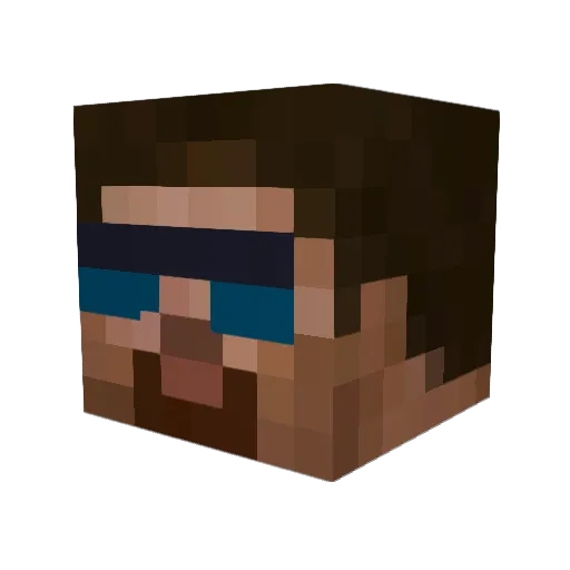 VikingSwede Minecraft avatar head, 3D render