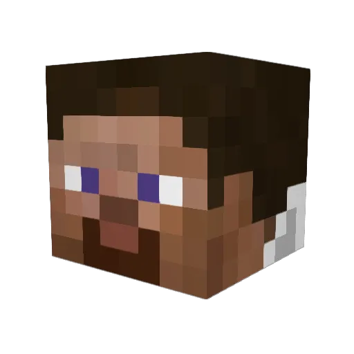 VikingWarrior_ Minecraft avatar head, 3D render