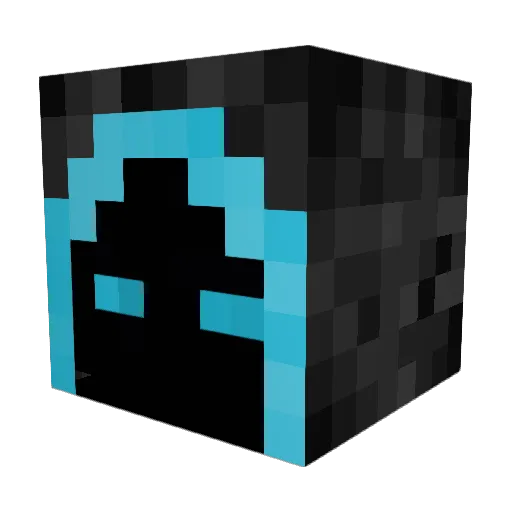 Vikings22 Minecraft avatar head, 3D render
