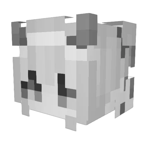 VikingsBoris Minecraft avatar head, 3D render