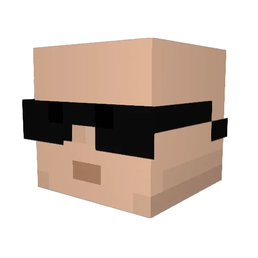 VikingsMC Minecraft avatar head, 3D render