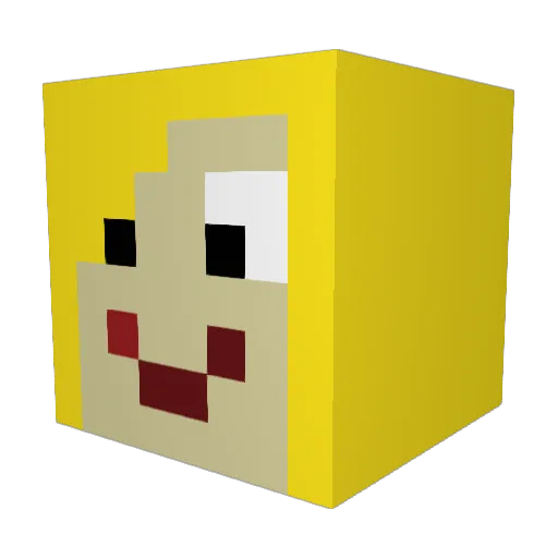 Vikingstar732 Minecraft avatar head, 3D render