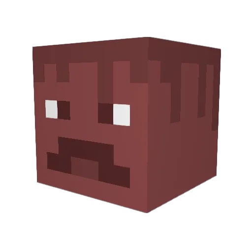 VikkenB Minecraft avatar head, 3D render
