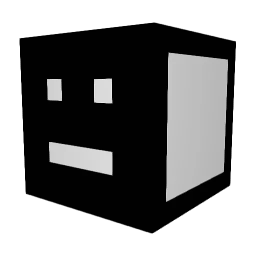 Viktaure Minecraft avatar head, 3D render