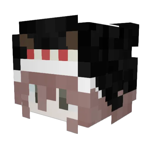 ViktorReje Minecraft avatar head, 3D render