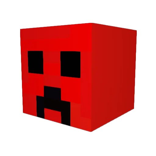 ViktorSid Minecraft avatar head, 3D render