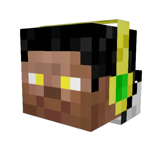 Viktor_Stet Minecraft avatar head, 3D render