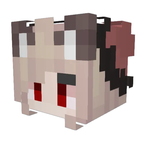 Vikysik_360 Minecraft avatar head, 3D render