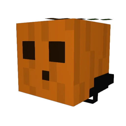 Vil3_ Minecraft avatar head, 3D render