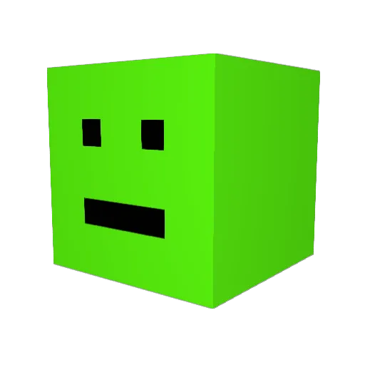 VilY00 Minecraft avatar head, 3D render