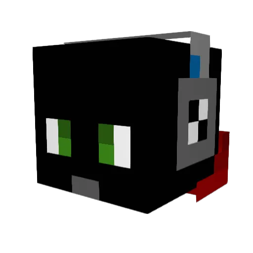 Viladino Minecraft avatar head, 3D render
