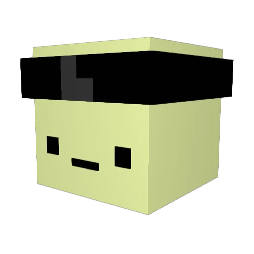 VileREBEL_YELL Minecraft avatar head, 3D render