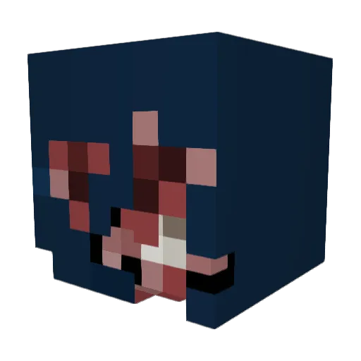 VileVestige Minecraft avatar head, 3D render