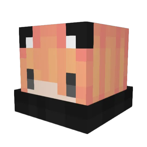 Vile_Smile Minecraft avatar head, 3D render