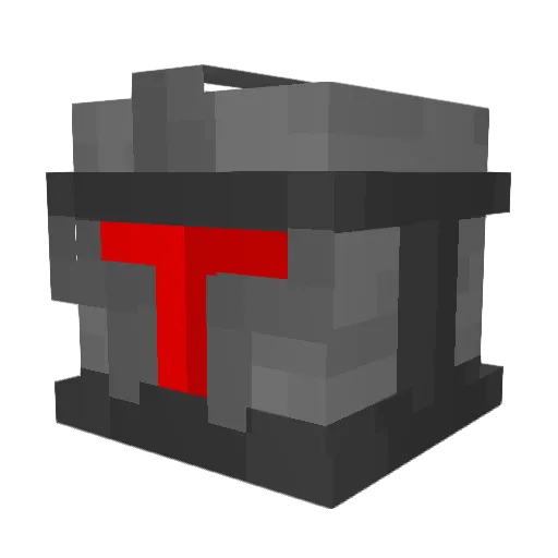 Vilger2 Minecraft avatar head, 3D render
