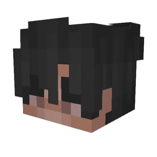 Vilicus__ Minecraft avatar head, 3D render