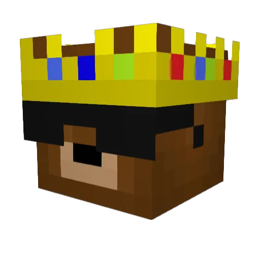 Vill4dz Minecraft avatar head, 3D render