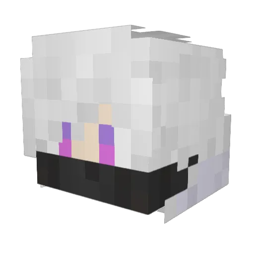 Villanity Minecraft avatar head, 3D render