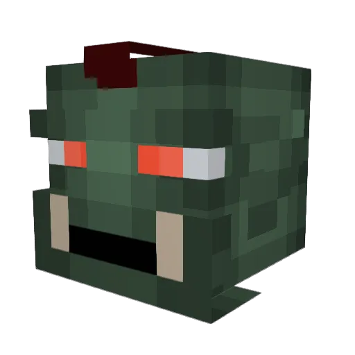 Villanueva1101 Minecraft avatar head, 3D render