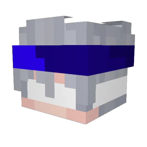 Villark Minecraft avatar head, 3D render
