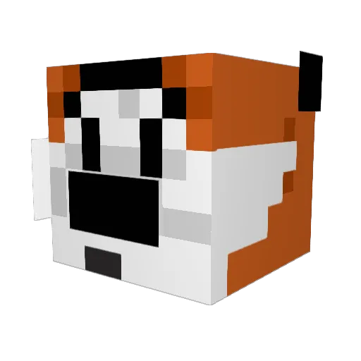 Ville1994 Minecraft avatar head, 3D render