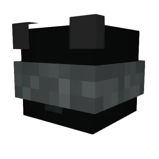 VilleIvarsson Minecraft avatar head, 3D render