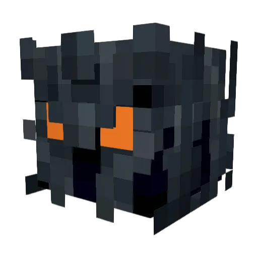 VilleTen Minecraft avatar head, 3D render