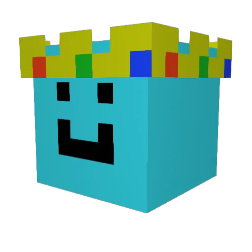 Villeking135 Minecraft avatar head, 3D render