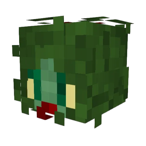 Villo2442 Minecraft avatar head, 3D render